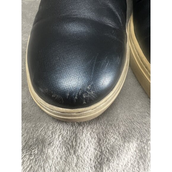 Bull Boxer Jadyn Men’s 9 Metallic Blue Leather Shoes Loafers Sneakers 43 Oxfords - Picture 6 of 13